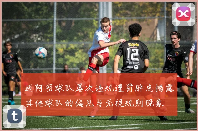 迈阿密球队屡次违规遭罚胖虎揭露其他球队的偏见与无视规则现象